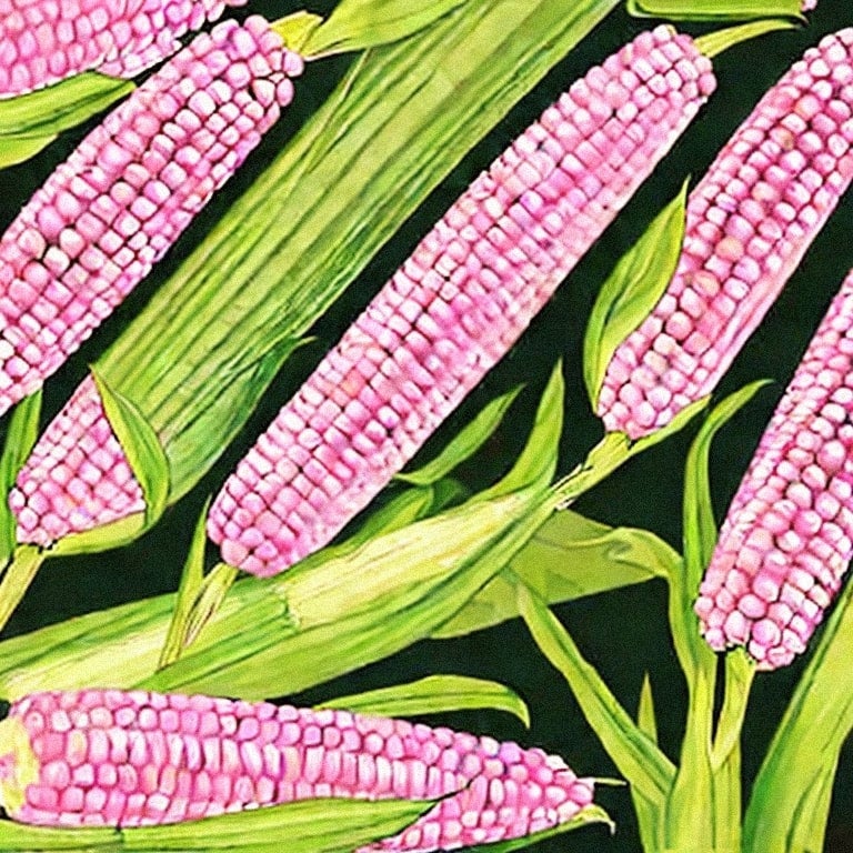 Rare Pink Popcorn Seeds Canada, Pink Popping Corn, Red Popcorn